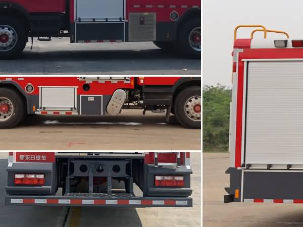 YZR5170GXFSG80/E6型水罐消防車
